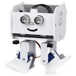 ELEGOO Penguin Bot Biped Robot Kit Compatible with Arduino Project with Assembling Tutorial,STEM Kit for Hobbyists, STEM Toys for Kids and Adults,White Version V2.0