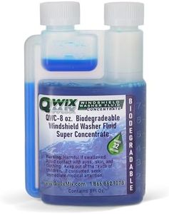 Qwix Mix Windshield Washer Fluid Concentrate, 1 Bottle Makes 32 Gallons, 1/4 oz. Makes 1 Gallon 100% Biodegradable