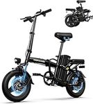 SOHAMO A2 Electric Bike for Adult, 48V 13AH 400W Brushless Motor with 22mph, Foldable Electric Bicycles for Women, Teens, Men, Lightweight Aluminum with Pedals, Road/Comfort Bike City Commuter, Picnic