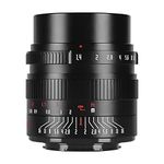 7artisans 24mm F1.4 APS-C Manual Prime Lens Large Aperture Compatible for Canon EF-M Mount Mirrorless Cameras M1 M2 M3 M5 M6 M10