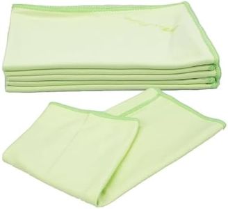 Maxshine 5 Pack Glass Cleaning Microfiber Towel (300GSM) - 16”x16” (40x40cm) - Professional Streak-Free Microfiber Towels for Glass Cleaning