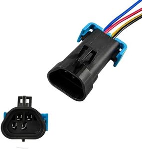 AUTO Occasion Automotive Oxygen Sensor Connector 4 Pin O2 Sensors Pigitail Female Waterproof Dustproof Harness with 8.3'' Compatible with Camaro Caprice Corvette SS LS3 LS7 PT2786