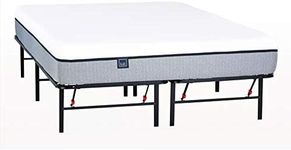 Lull - Metal Bed Frame | Cal King | Easy to Assemble, Noiseless Support, Under-Bed Storage, and Durable Support…