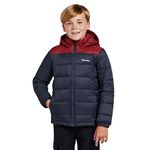 Berghaus Kids' Burham Insulated Jacket with Lightweight Insulation and Water Resistant Fabric, Kids' Winter Jacket, Kids' Hiking & Outdoor Recreation Clothing, Navy, Age 11-12