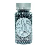 Confect Edible Gun Metal Disco Balls Sprinkles 4 MM 120 GMS for Cake Cupcake Decor