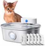 uahpet Wireless Cat Water Fountain 
