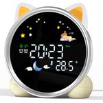 ANALOI OK to Wake Alarm Clock for Kids - Cute Kids Room Decor, Stay in Bed Clock for Kids and Sleep Training - Kids Alarm Clock for Girls Boys with Night Light