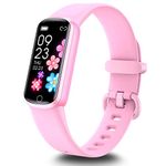 DIGEEHOT Kids Fitness Watch, Activity Tracker Kids Smart Watch with Heart Rate Monitor, Sleep Tracking, 11 Sports Modes Waterproof Fitness Tracker with Pedometer, Calorie Counter (Pink)