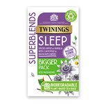 Twinings Superblends Sleep Tea - Spiced Apple & Vanilla Herbal Tea Infusion with Camomile & Passion Flower - 40 Biodegradable Tea Bags