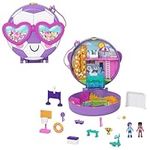 Polly Pocket Doll and Accessories, Compact with Micro Bella and Friend Dolls, 5 Reveals, Soccer Squad, HCG14