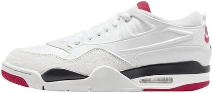 Air Jordan 4 RM Men's Shoes (FQ7939-102, White/Black/Neutral Grey/Varsity Red) Size 10.5