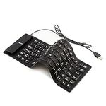 Foldable Silicone Wired Silent Keyb