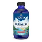Nordic Naturals Arctic CLO - Cod Liver Oil Promotes Heart and Brain Health, Strawberry, 237 mL