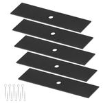 ranwin 5 Pack Universal 9" x 2" W Edger Blade (1/2" Center Hole) Compatible with Mclane 2059, Power Trim, Tru-Cut TC480H, King O, O-regon A riens Lawn Edgers, Replace 2059-9 03789800 375-360 40-130