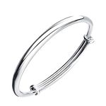 Mnixy Fashion Women Jewelry Solid 925 Sterling Silver Dolphin Bangle Bracelet Gift