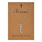 SANNYRA Friend Cross Necklace Stain