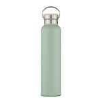 Tower NL865026GRN Natural Life Insulated Stainless Steel Bottle with Bamboo Lid, Crafted from Sustainable Materials, 750ml Capacity