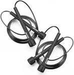 SPORTBIT Adjustable Jump Rope for Fitness - Jumping Rope for Women, Men. Lightweight Skipping Rope for Workout, Boxing, Exercise. Speed Jump Rope for Adults