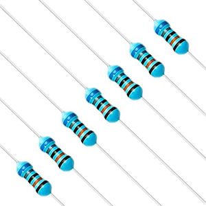 Chanzon 100pcs 1/4W (0.25W) 680K Ω ohm Metal Film Fixed Resistor 0.01 ±1% Tolerance 680KR MF Through Hole Resistors Current Limiting Rohs Certificated