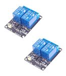 Robotbanao 2-Channel 5V Relay Module With Optocoupler - Pack Of 2