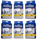 Friends Premium Disposable Underpads,Soft & Super Absorbency - 60x90 cm (Pack of 6).