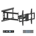 Mounting Dream Long Arm TV Wall Mount for 37-75 Inch TV, Corner TV Wall Mount with 32” Long Extension, Full Motion TV Mount Swivel & Tilt, Fits Max VESA 600x400mm,100 lbs, 16”,18”,24” Studs MD2285-LA