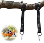 POOTACK Tree Swing Straps Hanging Kit with Two Sturdy Zinc Alloy Carabiners 1000lbs For Swings and Hammocks,Easy To Use set of 2 150 cm