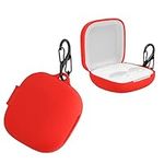 kwmobile Case Compatible with Beats Fit Pro Case - Silicone Cover Holder for Earbuds - Red