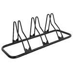 CyclingDeal Bicycle Floor Type Parking Rack Stand - for Mountain MTB and Road Bike Indoor Garage Storage - 3 Bikes