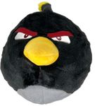 Angry Birds 6" Medium Plush - Black Bird