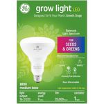 GE Lighting BR30 Full Spectrum LED Grow Light Bulb for Indoor Plants - 9W, Full, Balanced Lighting for Seeds & Greens