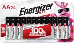 Energizer AA Batteries, Max Double A Battery Alkaline, 24 Count