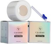 Charme Princesse 2 Pack Disposable Eyebrow Tattoo Plastic Wrap 300 Meters Preservative Film Permanent Eyebrow Makeup Supplies for Eyebrow Lips TA628-2