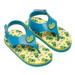 ONYC Flip Flop Slippers for Baby Girl and Baby Boy, Indoor and Outdoor Slipper for Kids with Strap (Crocodile, UK Footwear Size System, Toddler, Age Range, Wide, 12 Months, 18 Months)