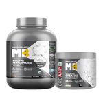 MuscleBlaze Biozyme Performance Whey Protein (Chocolate Hazelnut, 2kg / 4.4lbs) & Creatine Monohydrate CreAMP™ (100g, Unflavoured)