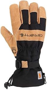 Carhartt Mens Snowdrift Glove, Black, XX-Large