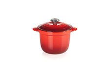 Le Creuset Enameled Cast Iron Rice Pot with Stoneware Insert, 18cm, Cerise, 41110180600460, 2.25 qt.