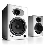 Audioengine A5+ 150W Powered Home Music Speaker System for Studios, Home Theaters, Bookshelfs, Gamers - for Music, Movies and Gaming (White, Pair)