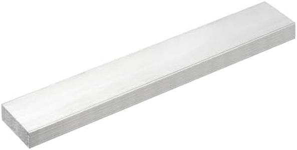 uxcell Square Aluminum Flat Bar, 9/16" Thick 1.6" Width 10" Length Square Aluminum Bar 6061 Aluminum Flat Plate, 15 x 40 x 254mm T6511 Solid New Mill Stock for Industrial Building