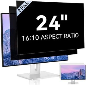[2 Pack] 24 Inch Computer Privacy Screen for 16:10 Aspect Ratio Widescreen Monitor, Eye Protection Anti Glare Blue Light Computer Monitor Privacy Filter, Removable Anti-Scratch 24in Protector Film