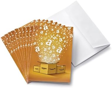 Carte cadeau Amazon.fr - €50 - Pack de 10 cartes + cartes de vœux Amazon