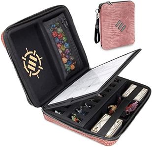 Enhance Gaming Tabletop Series RPG Organizer Case, Pink