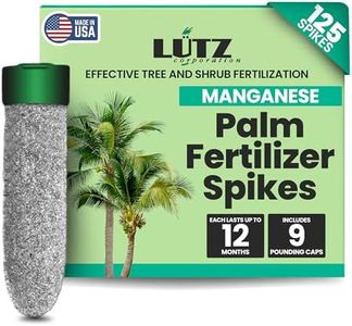 Lutz Corporation Manganese Palm Tree Fertilizer Spikes, Plant Food Spikes - Easy Application, Treats Common Palm Deficiencies - Manganese, Sulfur & Nitrogen - Pack of 125
