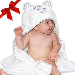 Liname Bamboo Baby Bath Towels - Ultra Soft Hypoallergenic Baby Hooded Towels- Hooded Bath Towels with Ears for Babies, Toddlers, Infants - Ultra Absorbent, Large Baby Towel for Boy and Girl (Mouse)