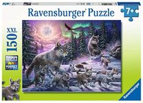 Ravensburger Northern Wolves 150 Piece XXL Jigsaw Puzzle for Kids - Every Piece is Unique, Pieces Fit Together Perfectly