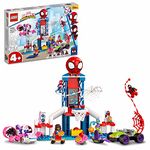 LEGO Marvel Spider-Man Webquarters Hangout, Spidey And His Amazing Friends Series, Toys Kids, Boys And Girls Age 4 Plus Years Old With Miles Morales & Green Goblin Minifigures 10784