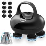 COMFIER Cordless Head Massager Scalp, Electric Scalp Massager Hair Growth, Portable Handheld Massager with 3 kneading Modes, Waterproof,8 Claws for Body Relaxation, Gifts for Women Men