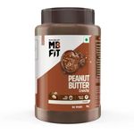 MuscleBlaze Fit Chocolate Peanut Butter (Crunchy, 1kg) | High Protein | No Trans Fat, Energy Booster