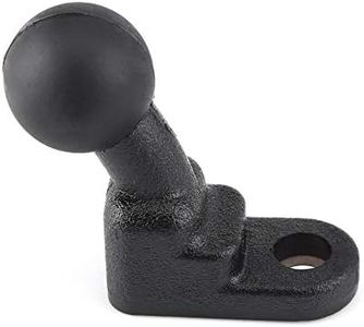 Keenso Universal Motorcycle Mirror Base Mounts Bracket Fixed Base Ball Holder, GPS Windshield Mount Holder with 10mm Hole
