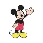 AH Decals Cartoon Hello Mic-Key Animated Wall Sticker Beautiful Created Designs Kids Room Sticker Wall, Hall, Living Room,Poster 3D Background Removable Sticker Gallery Poster